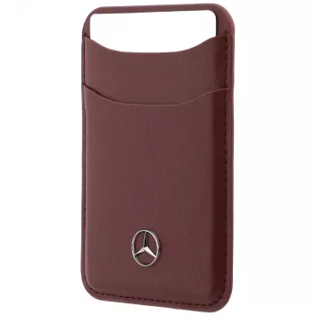 Mercedes Leder MagSafe Geldbörse rood