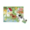 Janod Sensorische voelpuzzel Boerderij 20 stukjes 2+