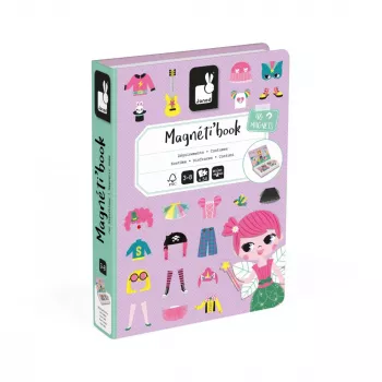Janod Magnetibook Kostuums Meisje