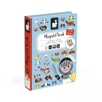 Janod Magnetibook Jongenscostuums magnetisch educatief speelgoed - 36 stukjes