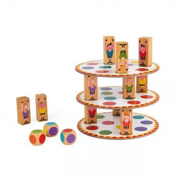 Janod Acrobaten J02757 houten stapelspel