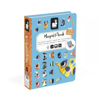Janod Magnetibook Tropische vissen magnetisch puzzelboek 3+