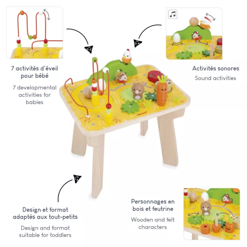 Janod Farma activiteitentafel J03321