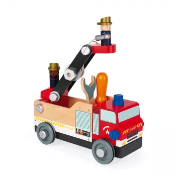 Janod Brico'kids Brandweer Montage Speelgoed met Gereedschap