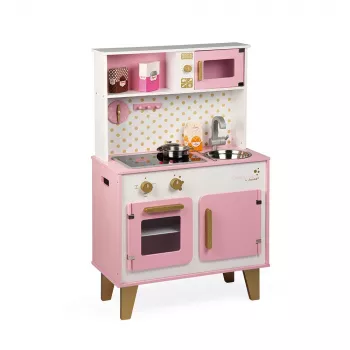 Janod Candy Chic Grote Houten Speelkeuken met Geluid