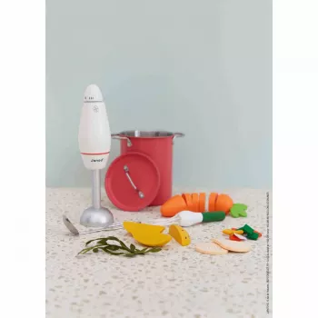 Janod Houten Soepkookset met Mixer en Accessoires 3+