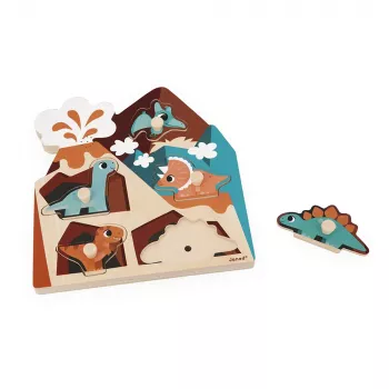 Janod Muzikale Puzzel Dinosaurussen 18m+