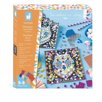 Janod Creatieve mozaïekset Mandala Party Friends 5-8 jaar