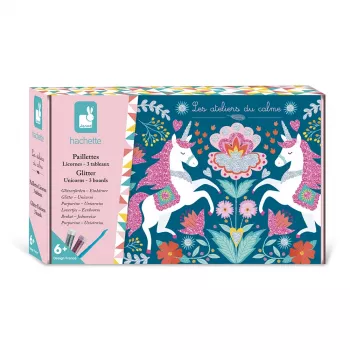 Janod Glitter eenhoorns creatieve kit 6+