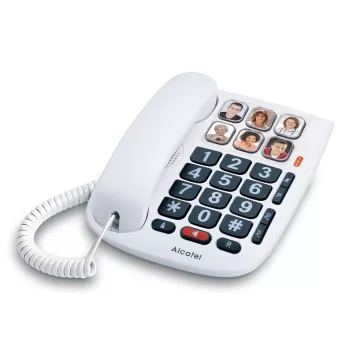 Alcatel TMAX10+ tafeltelefoon met snoer, wit