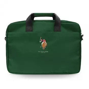 U.S. POLO ASSN. US Polo Torba USCB15PUGFLGN 16 inch laptoptas groen