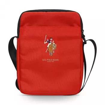 U.S. POLO ASSN. Florence Collection Tablet Bag 10 inch rood