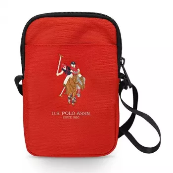U.S. POLO ASSN. crossbody tas rood