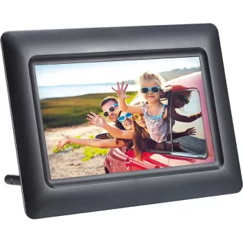 AGFAPHOTO Agfa Photo LED HD 7 Digitale fotolijst met klok en kalender APF700 zwart