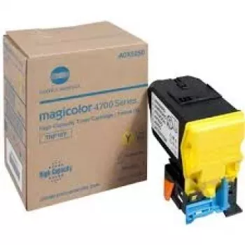 Konica Minolta TNP-18Y gele tonerpatroon (A0X5250) voor magicolor 4750DN/4750EN