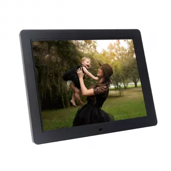 Braun DigiFrame 1594 15 inch digitaal fotolijstje, 16 GB geheugen, HDMI-ingang, zwart