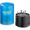 HAZET 9032-03/5 set hardmetalen stiftfrezen 3 mm schacht 5-delig
