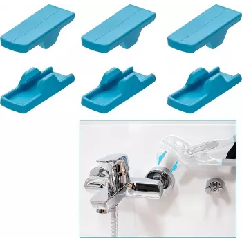 HAZET 762-018/6 set beschermbekken 180 mm aluminium met rubberen inzetstukken
