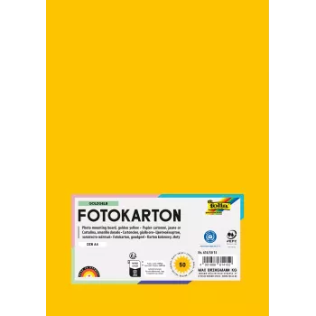 Folia 614/50 15 Karton A4 Goudgeel 300 g/m² 50 vel