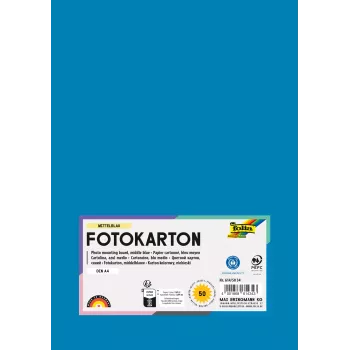 Folia 614/50 34 Blauw A4 Karton 300 g/m² 50 vel