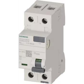 Siemens Aardlekschakelaar 16A 30mA 1P+N 230V 2TE SIGRES RCCB