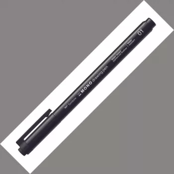 Tombow Mono fineliner tekenpen 01 punt 0,24 mm lijn zwart 12-pack