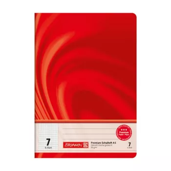 BRUNNEN Vivendi schoolschrift Lineatur 7, geruit zonder kantlijn, A5, 16 vellen