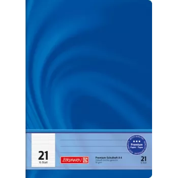 BRUNNEN Vivendi schoolschrift Lineatur 21, gelinieerd zonder kantlijn, A4, 16 vellen