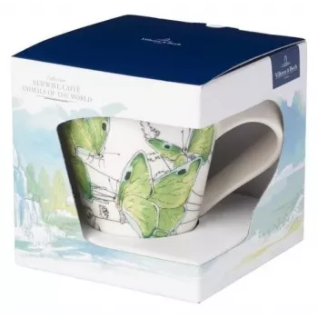 Villeroy & Boch NewWave Caffe Deep Green porseleinen mok 300 ml geschenkdoos