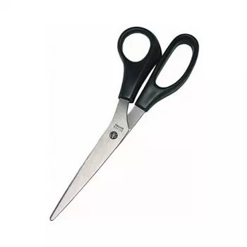 WEDO Ergonomic schaar 210 mm roestvrij staal zwart/rood