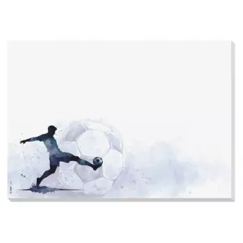SIGEL Goal Zone bureaubladonderlegger lichtblauw papier 30 vel