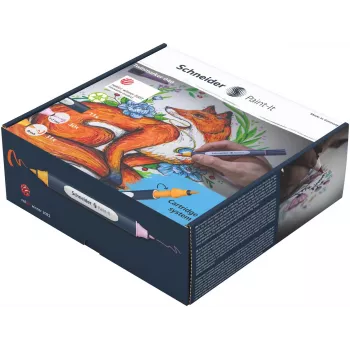 Schneider Paint-It 040 72-delige brushpennen, gemengde kleuren