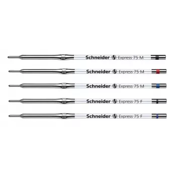 Schneider schrijfwaren balpenvulling 75 M zwart