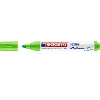 EDDING 4500 textielmarker lichtgroen ronde punt 2-3 mm 1 stuk