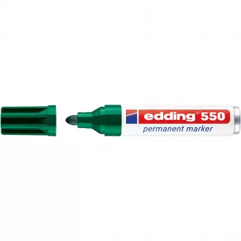 EDDING 550 permanent marker, groen, ronde punt 3-4 mm (000927-004 / 4-550004)
