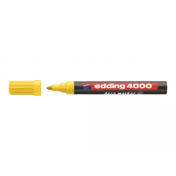 EDDING 400 permanentmarker 1,0 mm geel ronde punt navulbaar