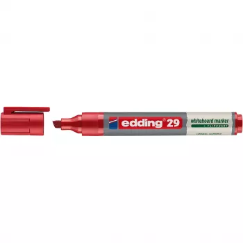 edding 29 EcoLine whiteboardmarker, beitelpunt 1-5 mm, rood (4-29002)