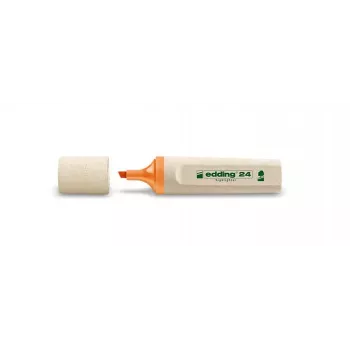 edding EcoLine 24 markeerstift, beitelpunt, oranje, 10 stuks