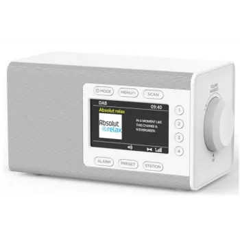 Soundmaster DAB+ radio met Bluetooth 4,3 inch kleurendisplay DAB900WE wit