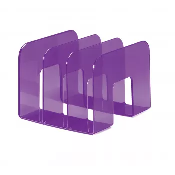 Durable TREND documentenbox A4 - violet transparant - 165 mm rugbreedte - capaciteit 1500 vel
