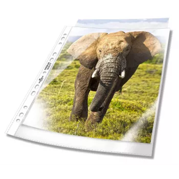 DURABLE Premium showtassen DIN A4 extra breed glashelder glad 0,08 mm, 50 stuks (999111197)