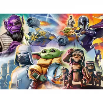 RAVENSBURGER Puzzel The Mandalorian and Grogu (500 stukjes)