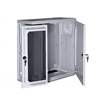 SCHWEITZER SYSTEMTECHNIK MultiFix 19 inch wandbehuizing 3U 48,3 cm (19 inch) lichtgrijs RAL 7035