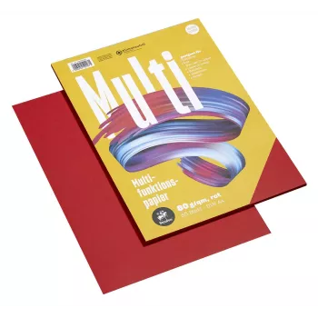 Staufen Multifunction Paper 7X 734050997 A4 80g rood 50 vel
