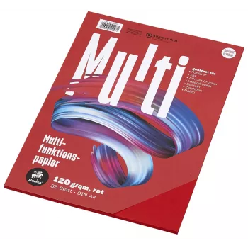 Staufen Multifunction Paper 7X 734051297 A4 120g rood 35 vel