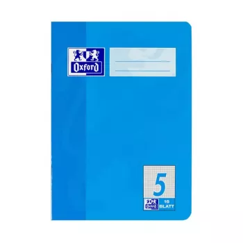 Oxford 100050368 notitieboek A5 90 g/m2 blauw