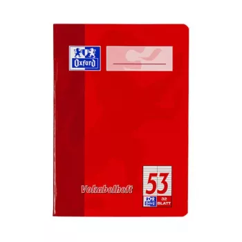 Oxford 100050336 notitieboek A4 90 g/m2 rood
