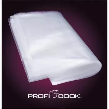 ProfiCook PC-VK 1015 Vacuümzakjes-set voor vacuümapparaten - Transparant, 50 zakjes 22x30 cm