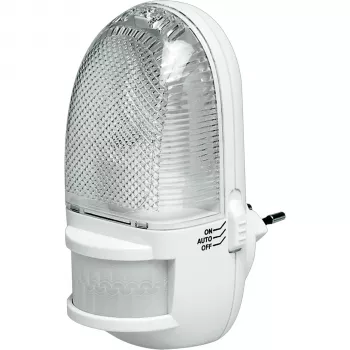 REV nachtlampje met bewegingsmelder, LED, 1,5W, 100lm, warmwit, PIR-sensor, wit