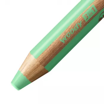 STABILO woody 3 in 1 Pastel Green multifunctioneel potlood